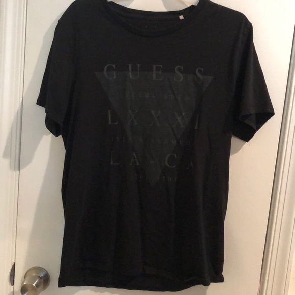 Guess Black Cotton T-Shirt main image 1